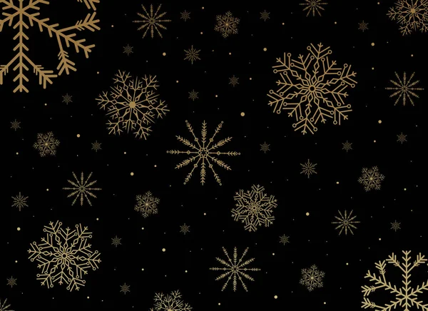 Achtergrond Met Prachtige Sneeuwvlokken Voor Nieuwjaar Kerstmis — Stockfoto