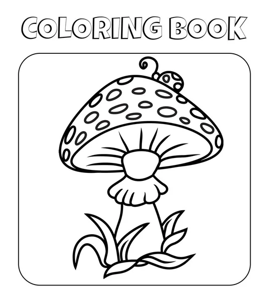 sinek agarik mantar renklendirme sayfası