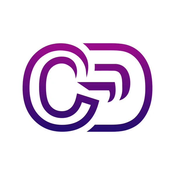 Design Ícone Logotipo Criativo — Vetor de Stock