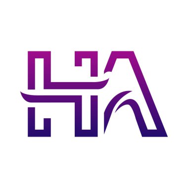 Yaratıcı HA logo tasarımı