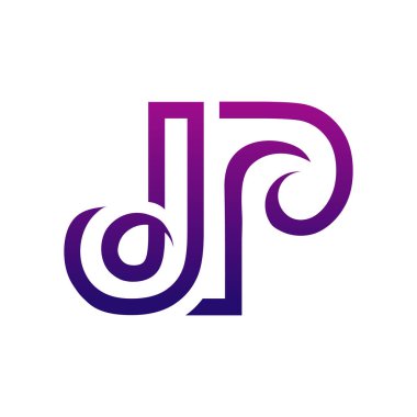 Yaratıcı JP logo tasarımı