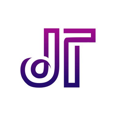 Yaratıcı JT logo tasarımı