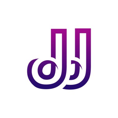 Yaratıcı JJ logo tasarımı