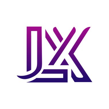 Yaratıcı LX logo simgesi tasarımı
