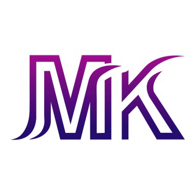 Yaratıcı MK logo tasarımı