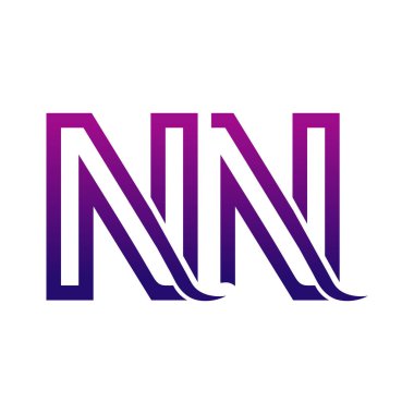 Yaratıcı NN logo tasarımı