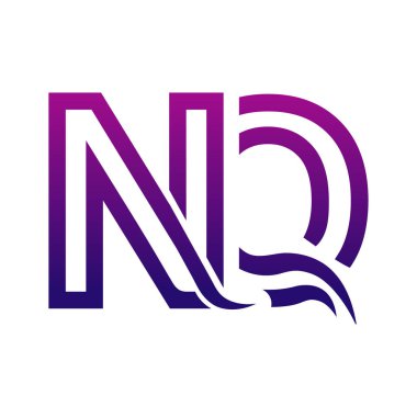Yaratıcı NQ logo tasarımı