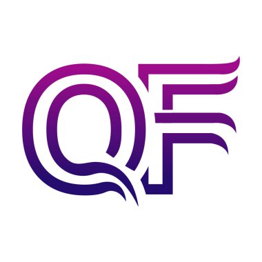 Yaratıcı QF logo tasarımı