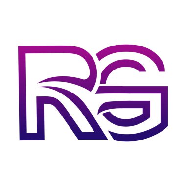Yaratıcı RG logo tasarımı