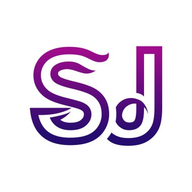 Yaratıcı SJ logo tasarımı