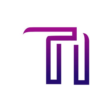 Yaratıcı TI logo simgesi tasarımı