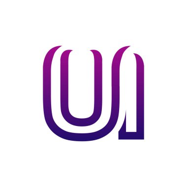 Yaratıcı UI logo simgesi tasarımı