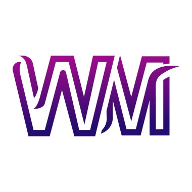 Yaratıcı WM logo tasarımı