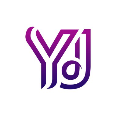 Yaratıcı YJ logo tasarımı