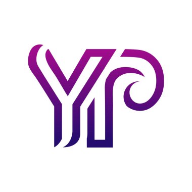 Yaratıcı YP logo tasarımı