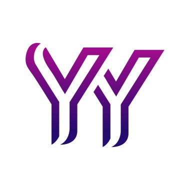 Yaratıcı YY logo tasarımı