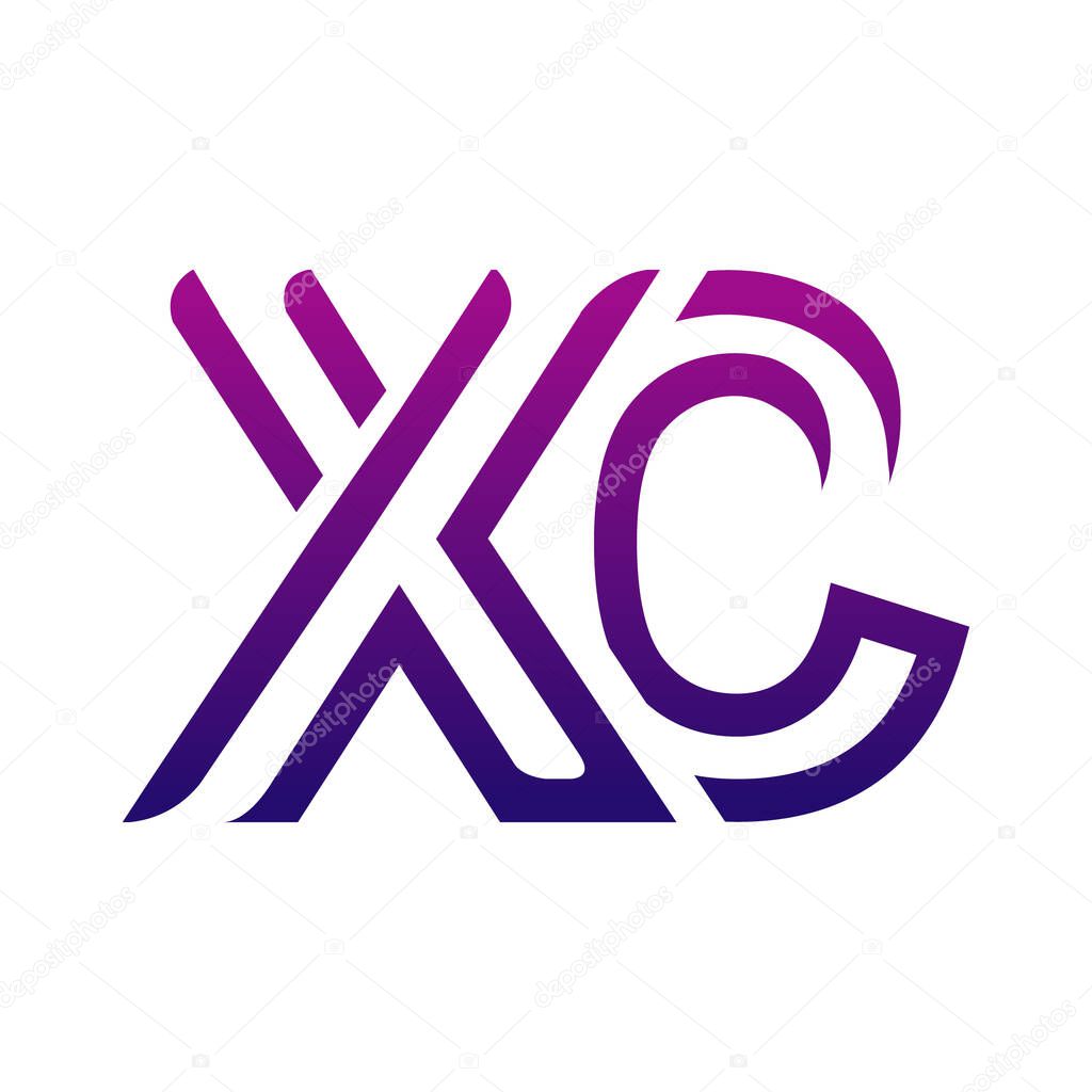 Creative XC logo icon design