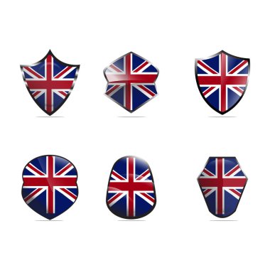 Birleşik Krallık Kalkanı vektör sanatı çizimi