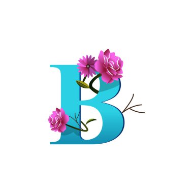 Yaratıcı B logosu resim çizimi