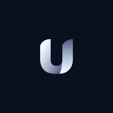 U logosu resim sanatının yaratıcı son teknoloji ürünü