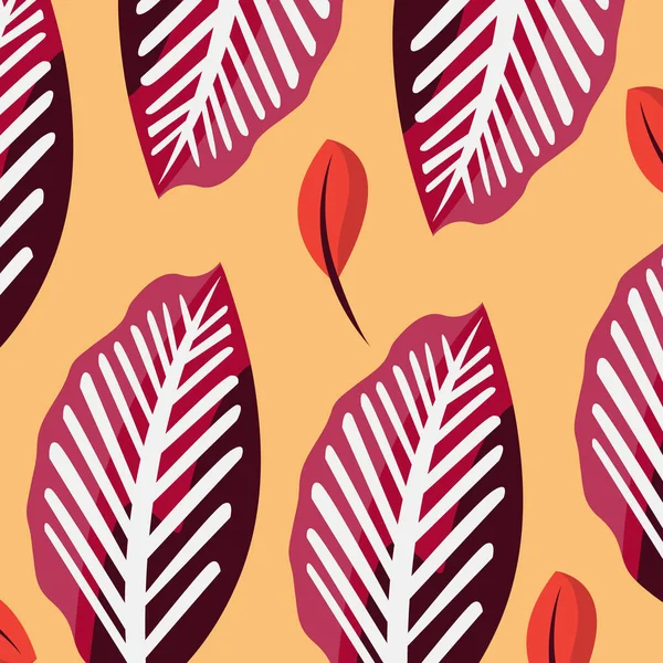 Yaprak desenli arka plan sanat tasarımı