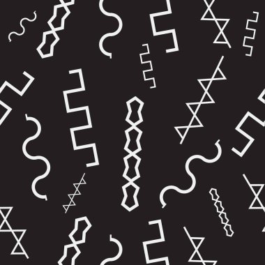 Elementler vektör sanatı ile kusursuz desen