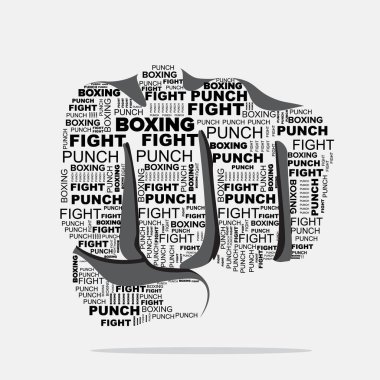 Metin illüstrasyon sanat vektörü illüstrasyonu