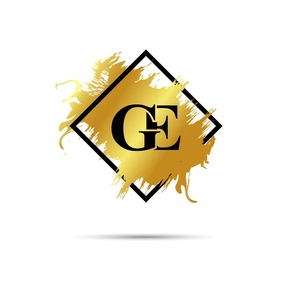 Gold Logo Symbol Vector Art Design — Stok Vektör