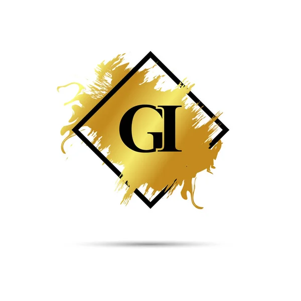 Gold Logo Symbol Vector Art Design — Image vectorielle