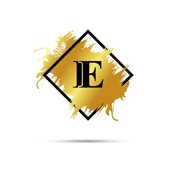 Gold Logo Symbol Vector Art Design — 스톡 벡터