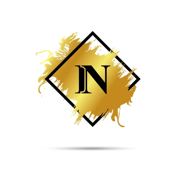 Gold Logo Symbol Vector Art Design — Image vectorielle