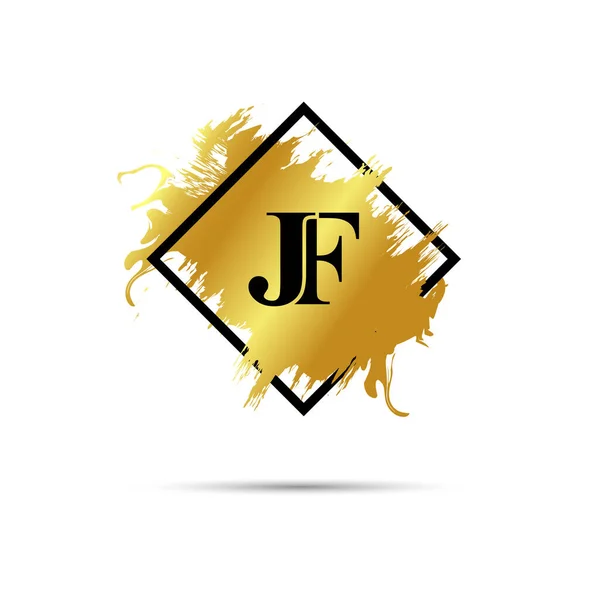 Gold Logo Symbol Vector Art Design — Stockový vektor
