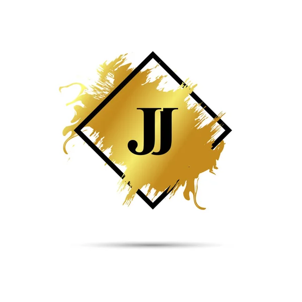 Gold Logo Symbol Vector Art Design — Image vectorielle