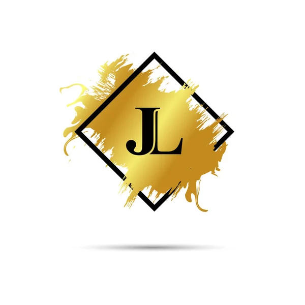 Gold Logo Symbol Vector Art Design — 스톡 벡터