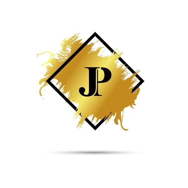 Gold Logo Symbol Vector Art Design — 스톡 벡터