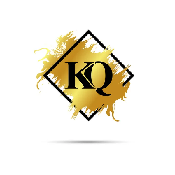 Gold Logo Symbol Vector Art Design — 图库矢量图片