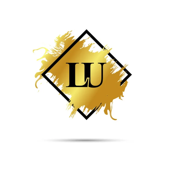 Gold Logo Symbol Vector Art Design — Image vectorielle
