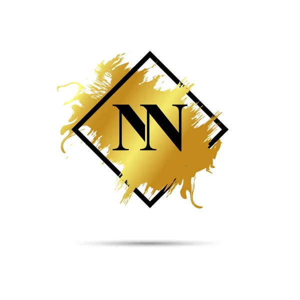 Gold Logo Symbol Vector Art Design — Image vectorielle