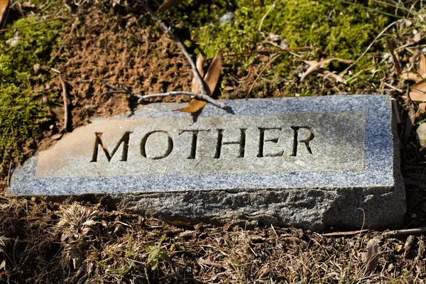 Mãe granito Gravestone Marker — Fotografia de Stock