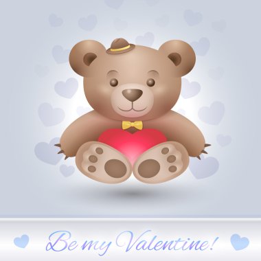 yumuşak oyuncak ayı çocuk aşık