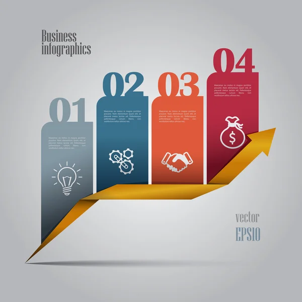 renkli iş infographics