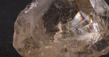 Mineral rauchtopaz. Yakın çekim taş dokusu. Panorama.