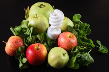 meyve ve sebze yemek için enerji vardır