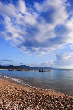 Mavi gökyüzü ve güzel bulutlar