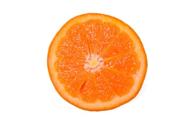 Beyaz arkaplanda portakal meyvesi izole