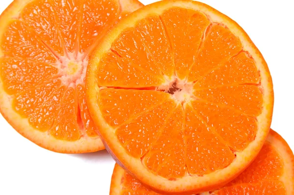 Oranje fruit geïsoleerd op witte achtergrond — Stockfoto