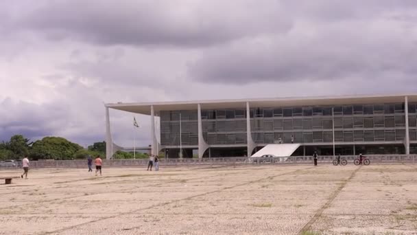 Brésil District Fédéral Décembre 2021 Palais Planalto Situé Sur Place — Video