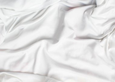 Beyaz kumaş dokusu arkaplanı