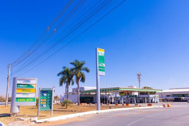 Photograph of a Petrobras gas station, known as Postos BR