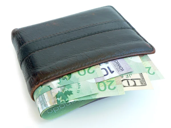 Dinero en tu billetera —  Fotos de Stock